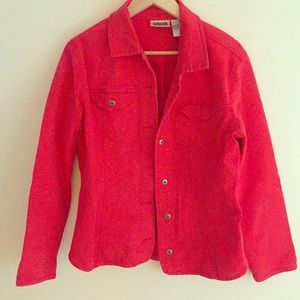 CHICOS red/scarlet jacket